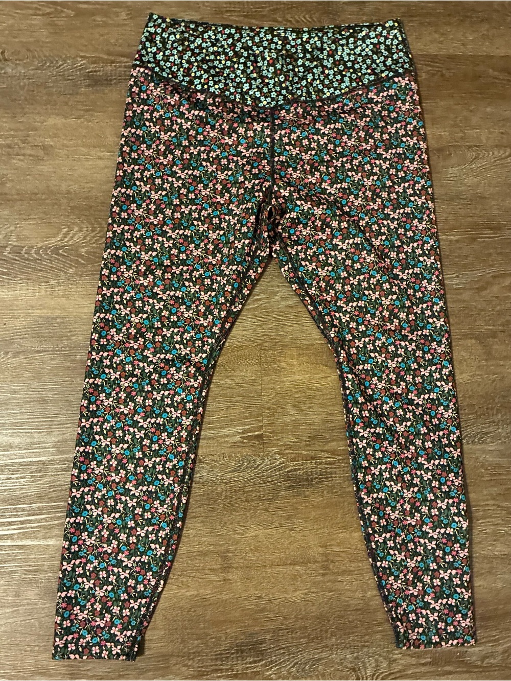 Nike Dri-FIT Floral Leggings Womens XL DJ0767-895 High Rise Multicolor